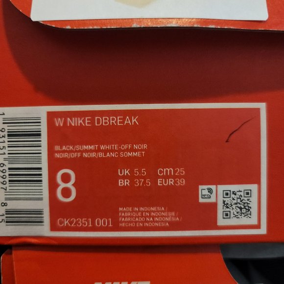 NEW Nike DayBreak Women's 6.5-9 Black White Gum Waffle Athletic Sneakers Shoes - Picture 11 of 13